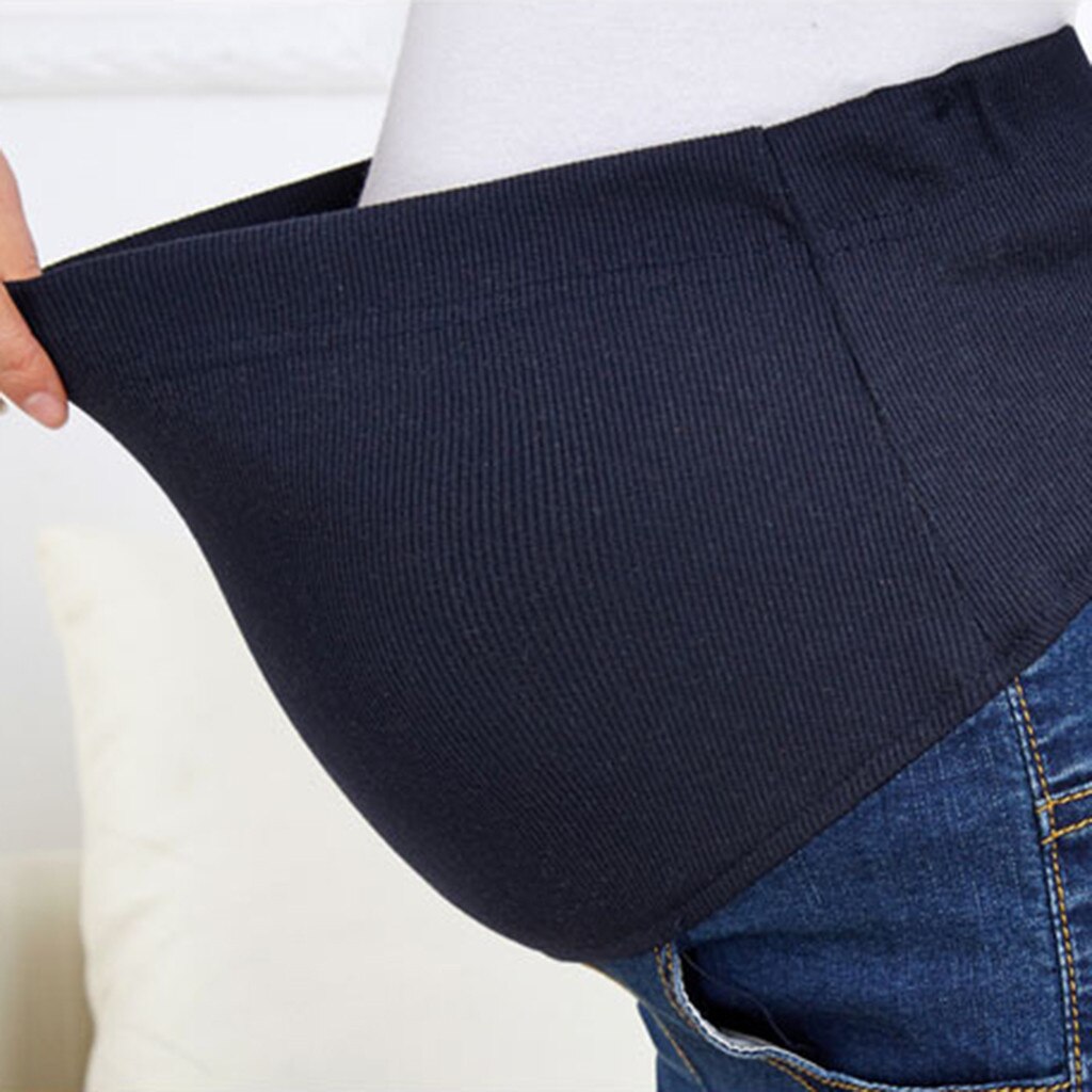 Bukser til gravide barselsbukser bukser gravid kvinde revet jeans barselsbukser ammende prop maveben  #1217