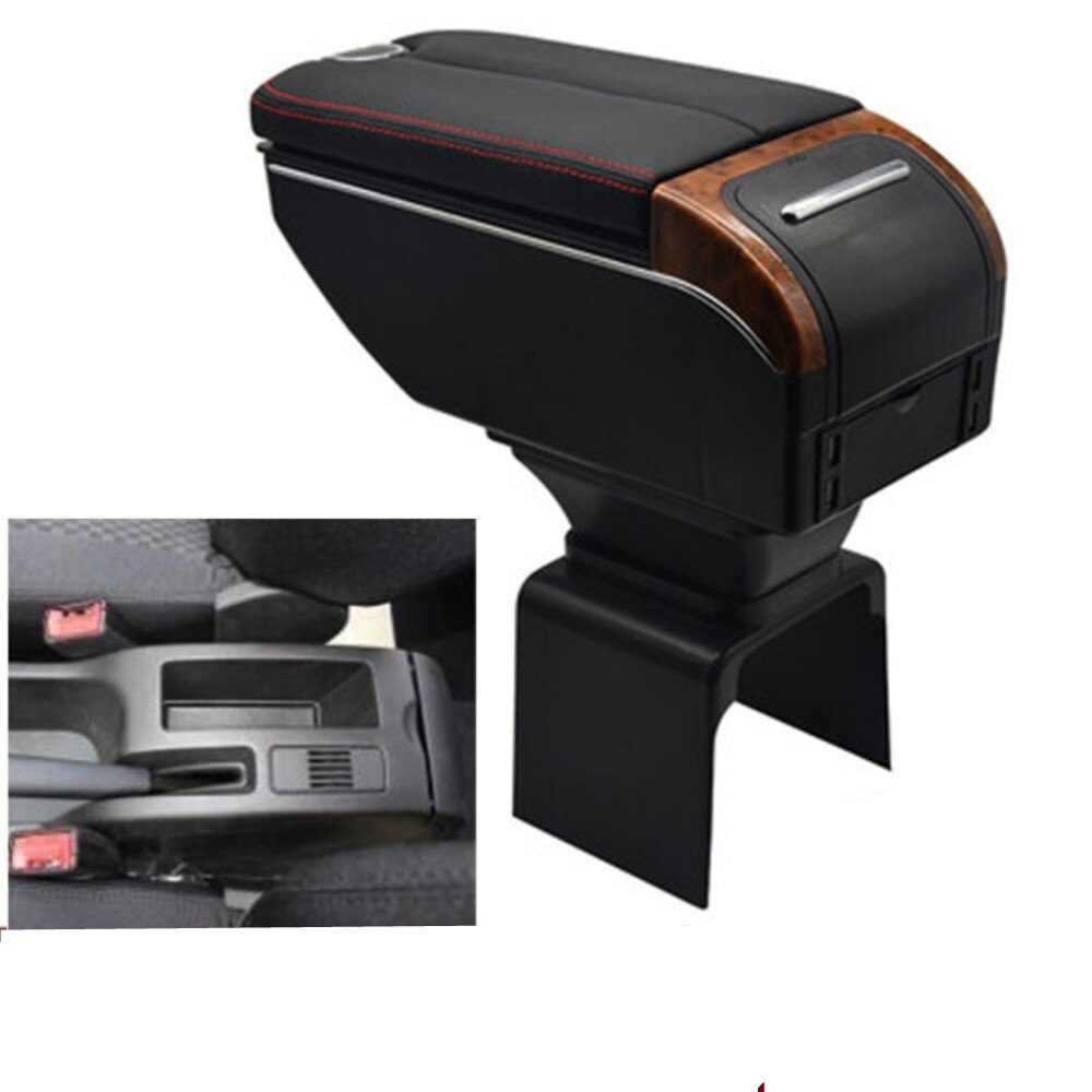 Boîte Convertible accoudoir pour Peugeot 307 CC, Double portes ouvert, 7usb centrale, boîte de rangement, accoudoir