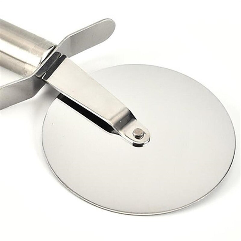 Pizzasnijder Enkele Roller Pizza Mes Cutter Gebak Pasta Deeg Crimper Keuken Pizza Gereedschap