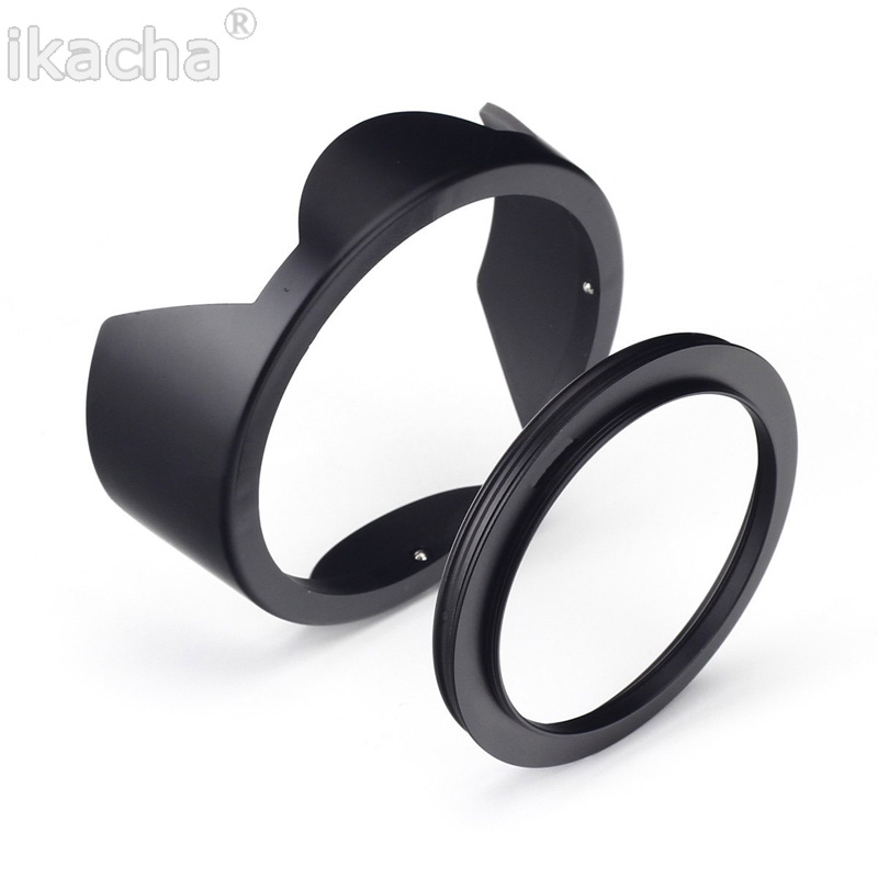 Universal 49 52 55 58 62 67 72 77 82mm Lens Hood Reversible Petal Flower For Canon For Nikon For Sony For Pentax DSIR Camera