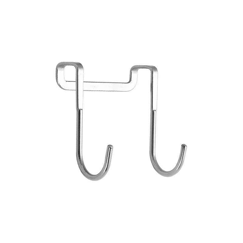 Rvs Gratis Ponsen Kastdeur Zonder Trace Haak S-Type Deur Hanger Hanger Deur Terug Kapstok Dubbele haken Keuken: Default Title