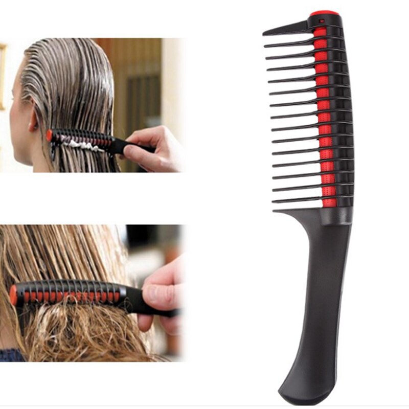 Peine de dientes anchos para teñir el cabello, cepillo para teñir el pelo, herramientas de estilismo para peluquería, accesorios de salón, 1 ud.