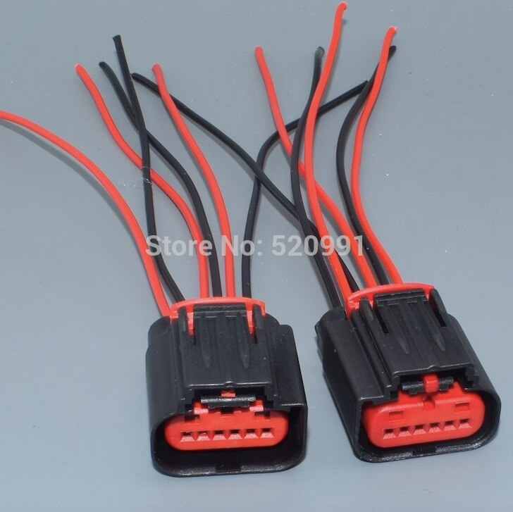 Shhworldsea 6Pin Rechts Links Gaspedaal Positie Sensor Gaspedaal Automobiel Connector Plug Voor Ford Voor Gm 1438153-5