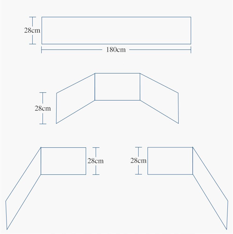 1pcs U tipo di 180 centimetri di Lunghezza 30 centimetri di altezza Biancheria Da Letto kit Infantile berço Paraurti Camera da letto del bambino Set di Cotone Infantile Camera decor