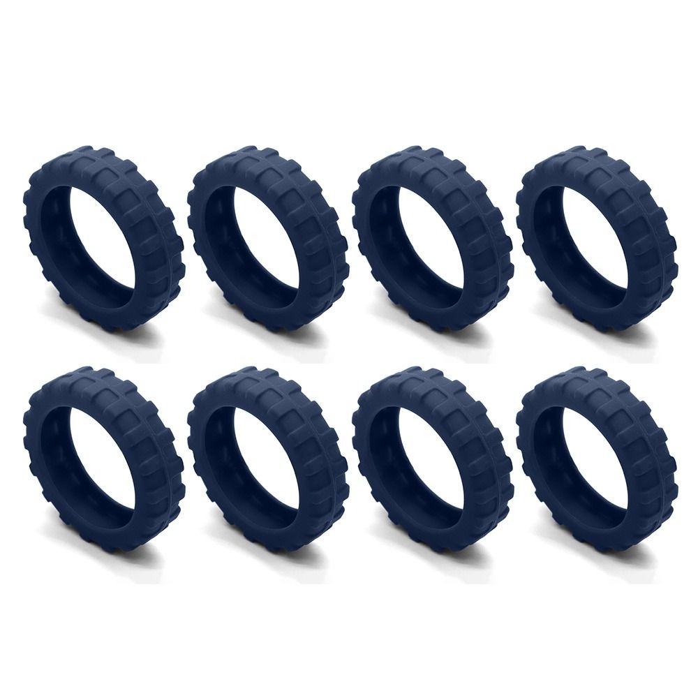 Universal Travel Luggage Caster Shoes Silicone Suitcase Wheels Protection Cover Reduce Wheel Wear Reduce Noise Wheels Protector