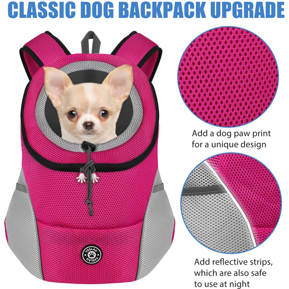 Hund Transport Rucksack Hund Tragetasche Haustier Für Kleine Hunde Reisen Atmungsaktive Hund Träger Welpen Träger Haustiere Tragen Liefert