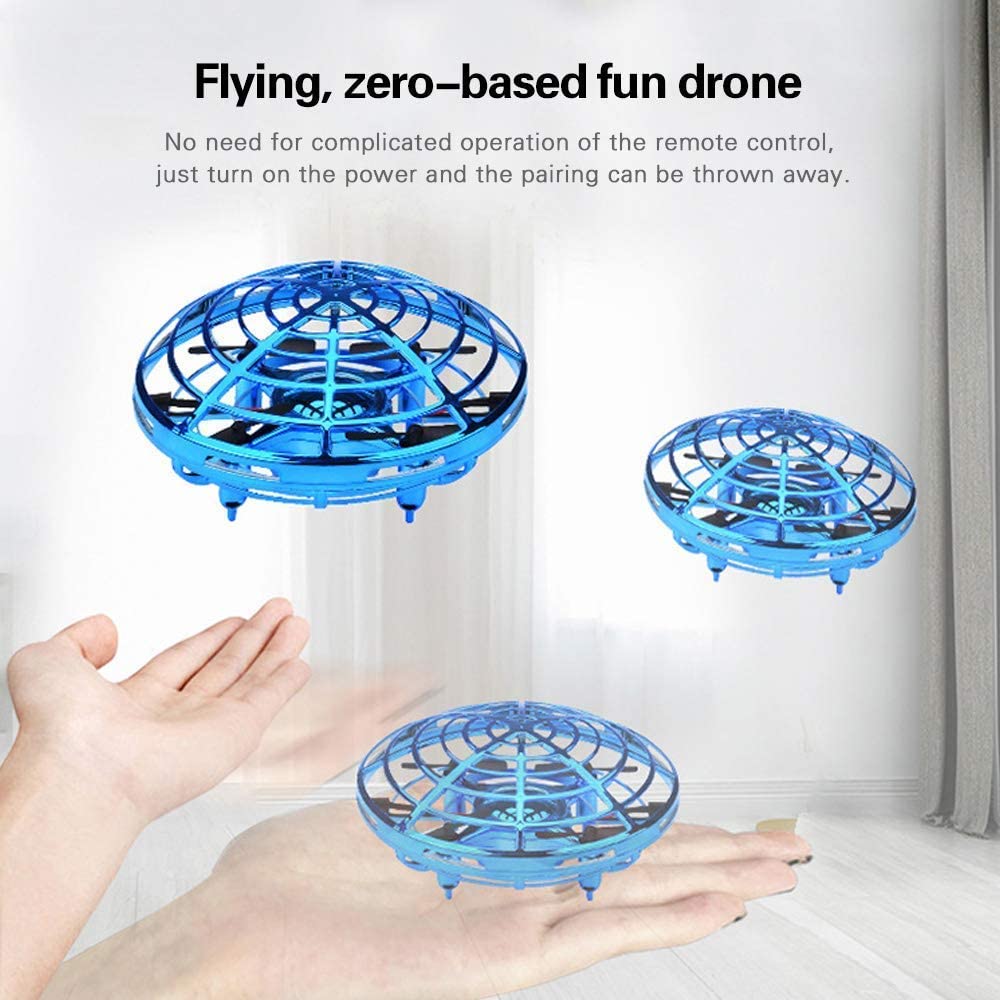 Induction Suspension UFO Aircraft Flying Toys Gesture Sensor Smart Flying Saucer Outdoor Toys Christmas Children'S Toys