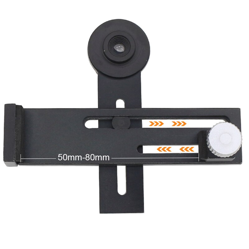 Cell Phone Adapter for Microscope Photography with 10X Eyepiece Universal Metal Phone Holder Mounting Size 23.2mm 30mm 30.5mm