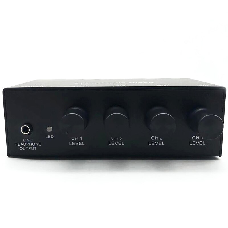 MX500 Ultra-Compact Low Noise 5 Channels Line Mixer with Power Adapter Stereo o Mixer EU Plug