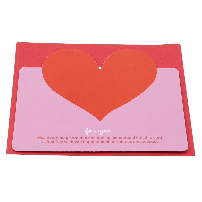 10Pcs/pack 3D Greeting Cards Handmade Heart Shape Paper Cut Valentines Mother's Day Christmas Wedding Card