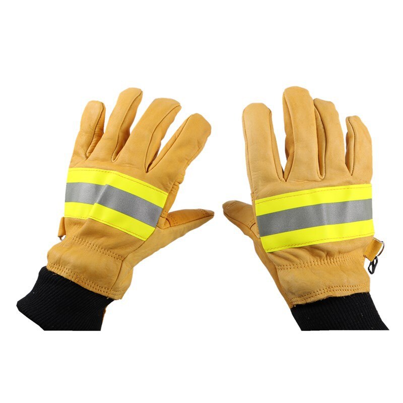 Firefighter Work Gloves Fire-Resistant Flame-Retardant Heat-Insulating Thick Waterproof Breathable And Reflective Safety Gloves
