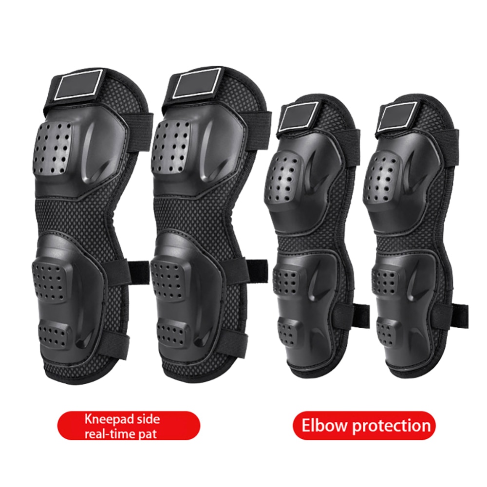 Rodilleras protectoras para codos de motocicleta, 4 Uds., equipo de protección de seguridad, accesorios de motocicleta