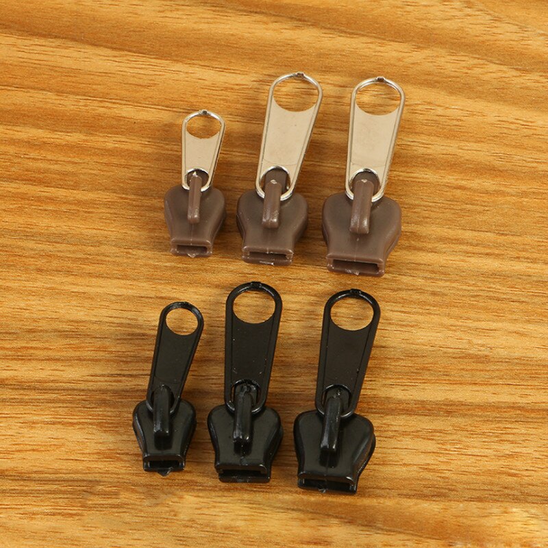 6PCS/Set Instant Zipper Fix Zipper Repair Kit Replacement Zip Slider Teeth Rescue Zippers For Sew