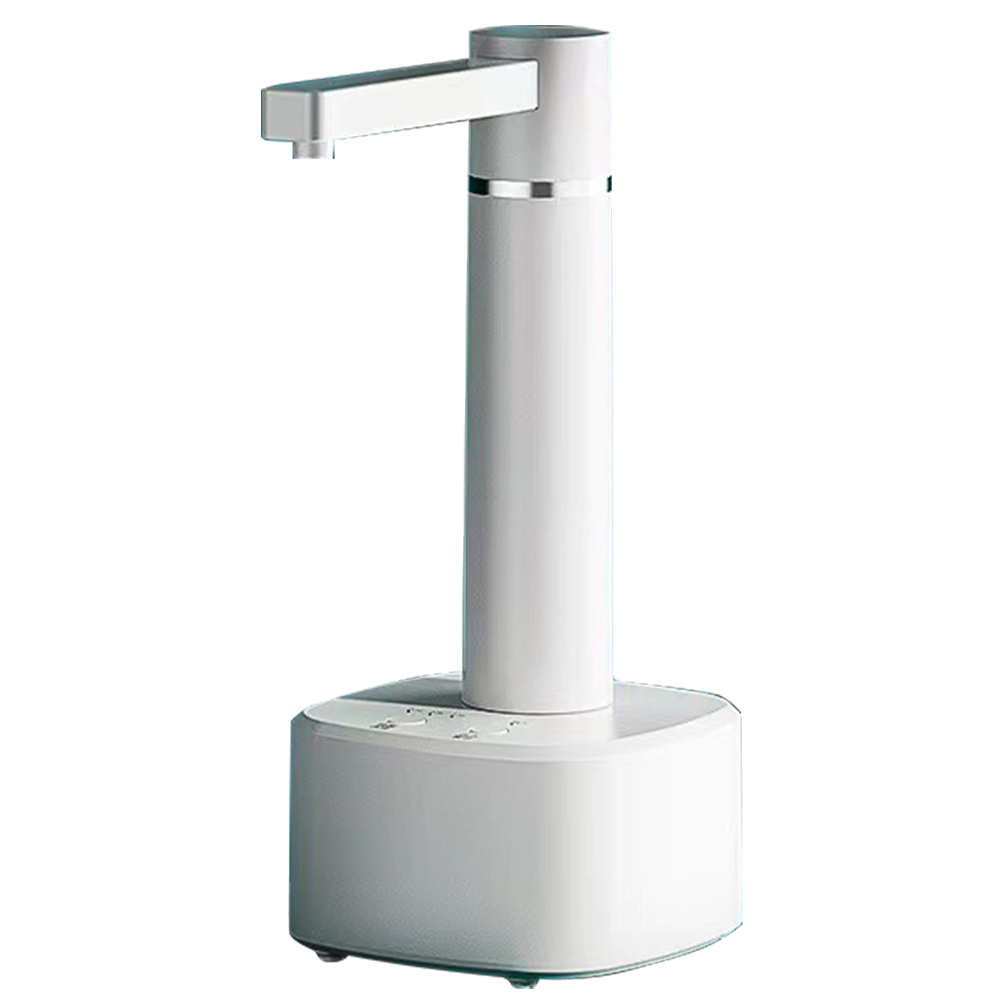 220V 4W Elektrischer Wasserspender USB-Ladung 1200mAh Wasserpumpenmaschine 3-Gang-Einstellung Intelligente Mengenregelung für Zuhause und Büro: WEISS