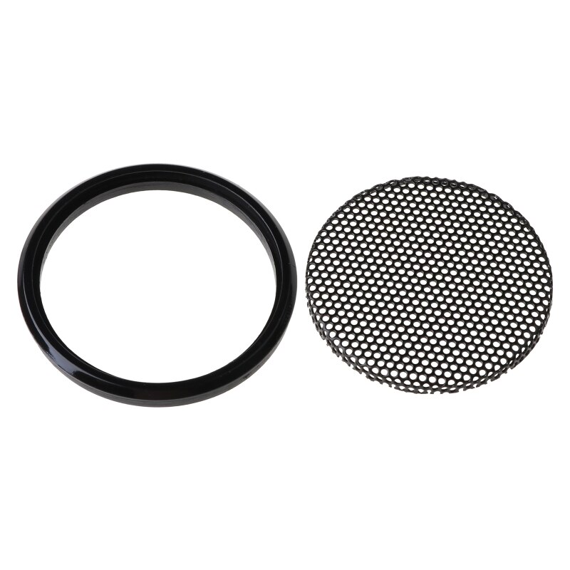 1/2/3/4/5/6 pollici nero altoparlante per auto griglia maglia rotonda corno copertura protettiva cerchio custodia rete accessori decorativi fai da te