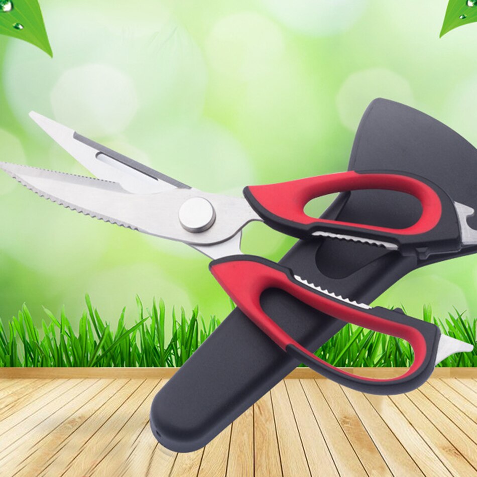 Kitchen multifunctional stainless steel scissors bottle opener kitchen tools Kitchen scissors Fridge scissors
