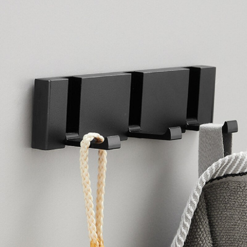 TURS Badkamer Handdoek Bar Set Zwart 5 delige Hardware Inclusief 23,6