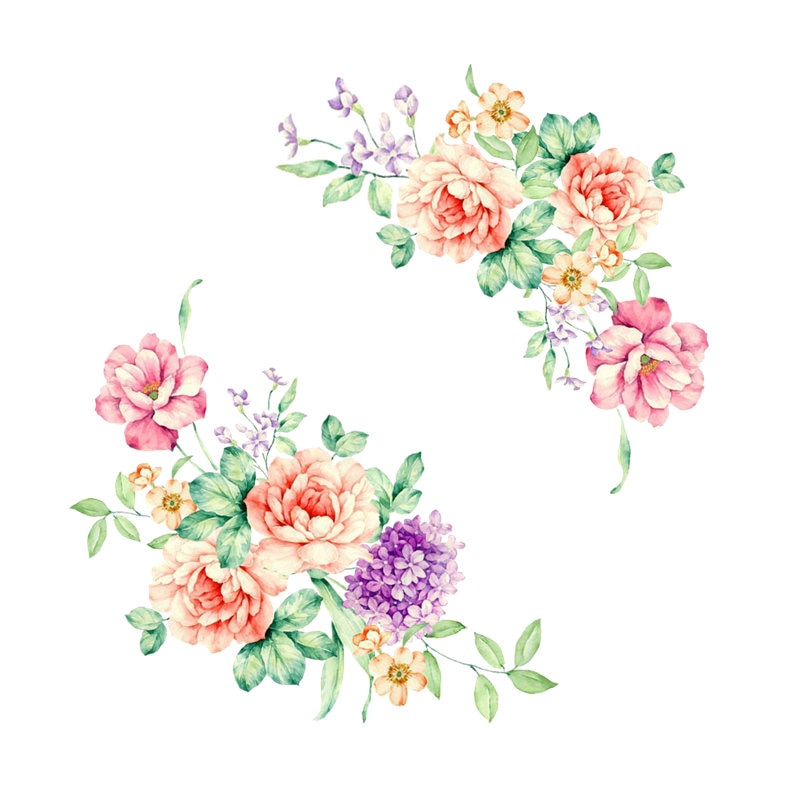 Pegatinas coloridas de flores 3D para pared, pegatinas bonitas de peonía para nevera, armario, inodoro, baño, decoración de PVC, adhesivos