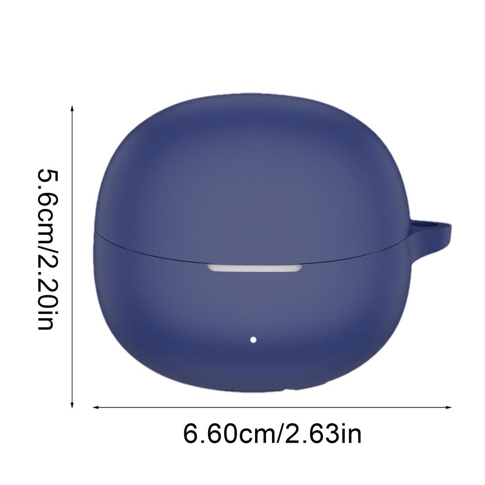 Soft TPU Case For QCY Melobuds Pro Anti Dustproof Earphone Charging Case Protective Shell Silicone Scratch-Resistant: dark blue