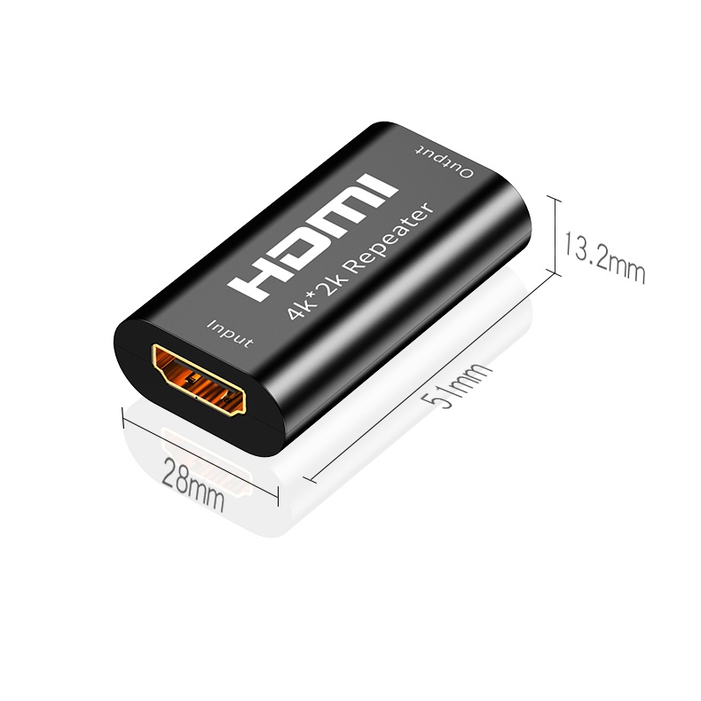 Hdmi Verstärker 4k * 2k uhd hdmi Signal verstärker bis zu 40 Meter hdmi Splitter v5.0 3d 1,4 p für dvd Laptop hdtv