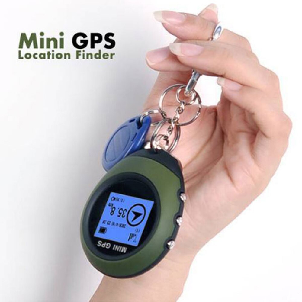 Genopladeligt mini gps navigation locator gps modtager anti-tabt vandtæt håndholdt gps elektronisk kompas til udendørs rejser