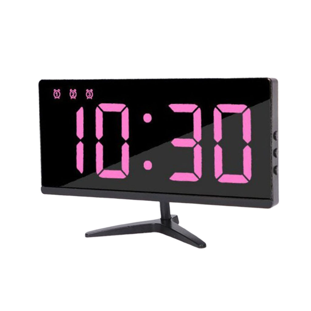 USB Electronic Clock Home Office Bedside/Tabletop Alarm Clock Large Digits