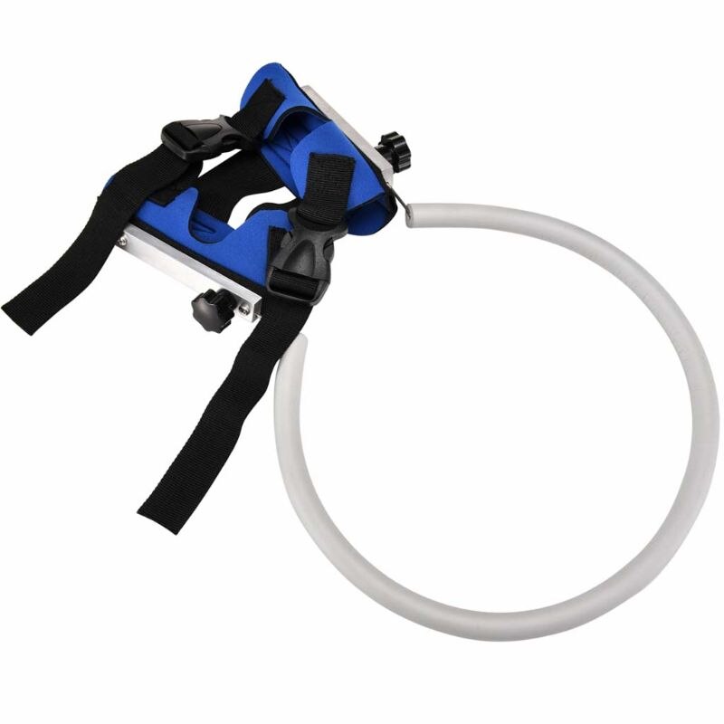 Arnés tipo chaleco para perro ciego, anillo protector anticolisión para entrenamiento de perros: S / Azul