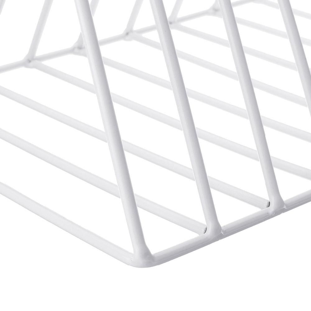Jern bogreol magasin aviser display stand vintage organizer holder kontorindretning bogholder bogstøtter