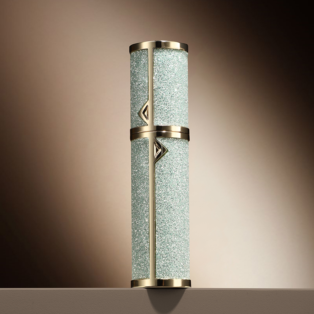 Atomizador de Perfume de cuero de 5ml, contenedores de cosméticos líquidos portátiles, Mini botellas rellenables de Perfume para viaje, pulverizador vacío: Verde militar