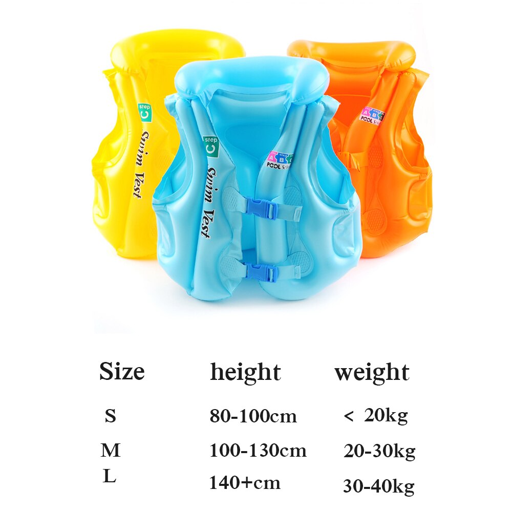 Baby Life Jackets Kids PVC Float Inflatable Swim B... Grandado