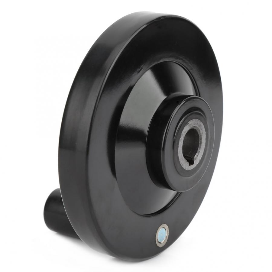 Hand Wiel 1 Stuks Achter Rimpel Bakeliet Revolving Handvat Hand Wiel Voor Draaibank Frezen 10*80 Tool Gereedschap