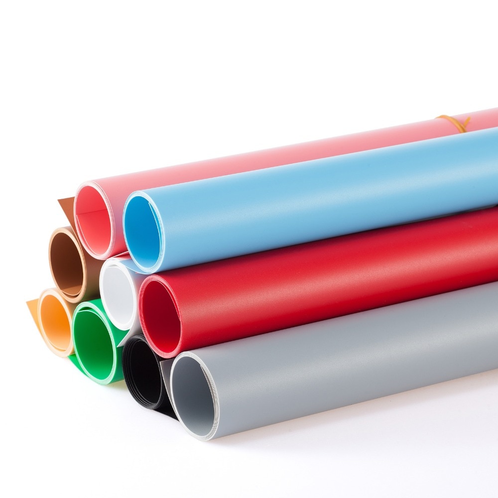 Seamless green Background small size Frosted PVC 40*66.5 cm Waterproof backdrop Cloth for Photo Studio