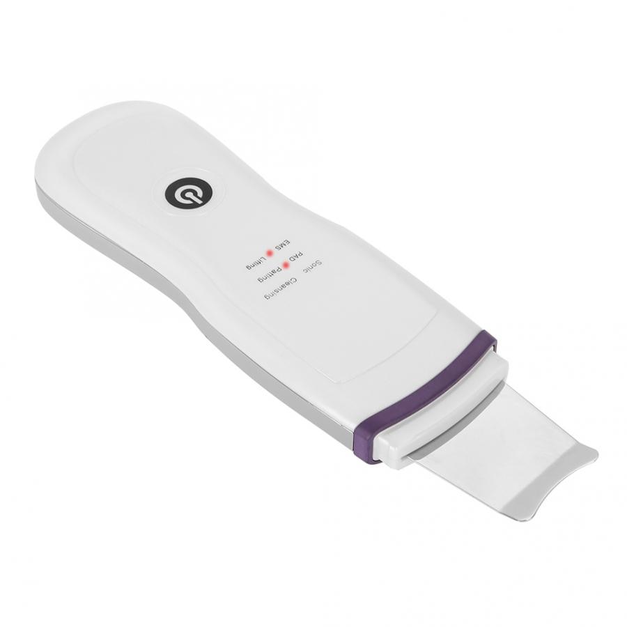 Ultrasonic Deep Cleansing Face Skin Cleaner Blackhead Removal 100-240V Ion Skin Scrubber Facial Peeling