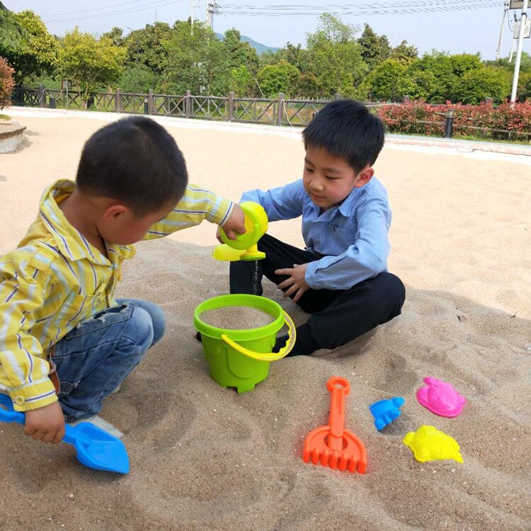 seau de plage jouets pour enfants 8 pièces plage jouets ensemble sablier pelle râteau ont bonne jouets de plein air pour enfants