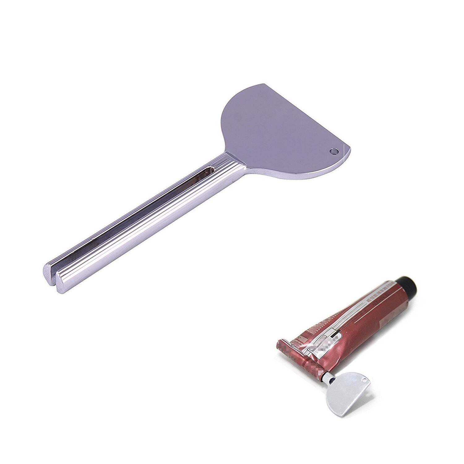 Stainless Steel Metal Tube Toothpaste Squeezer Tube Bathroom Hair Dye Cosmetic Paint Squeezer Dispenser For Washroom