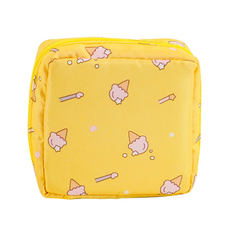 Opbergtas Organizer Hoofdtelefoon Case Sanitaire Credit Kaarthouder Meisje Maandverband Zak Servet Handdoek Portemonnee Cosmetica: 1