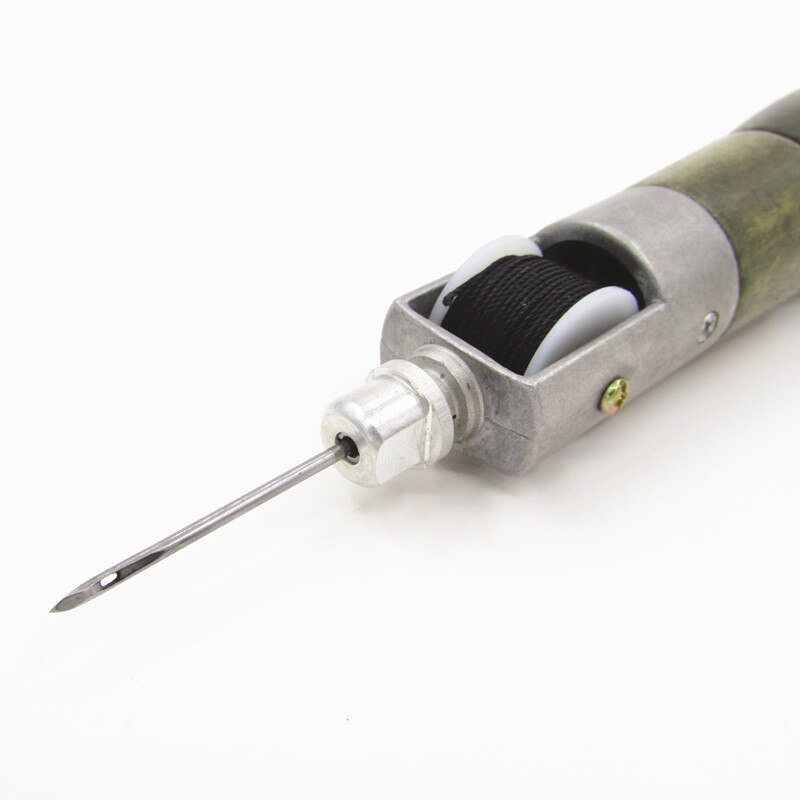 Leathercraft Leather Sewing Tools DIY Leather Hand-stitched Tool Hand Stitching Machine with 1 Bobbin 2 Needles