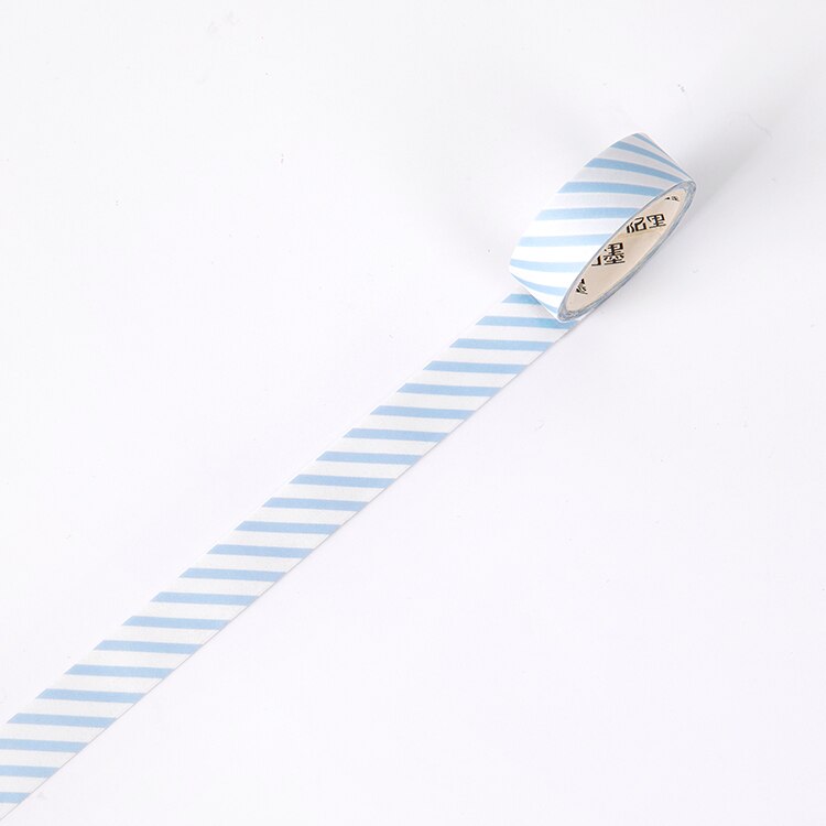 1 Pcs Washi Masking Tapes Diagonaal Check Serie Decoratieve Adhesive Scrapbooking Diy Papier Japanse Stickers 3 M: shouwang