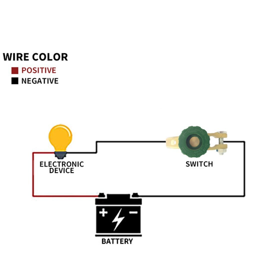 Car battery connector Zinc alloy copper plating Anti-leakage power switch Battery pile head Battery protection switch