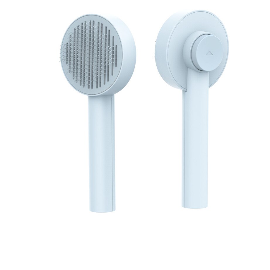 Pet Comb Cat Floating Hair Special Cleaner Puppet Brush Dog Hair Remover Cat Supplies: Blue