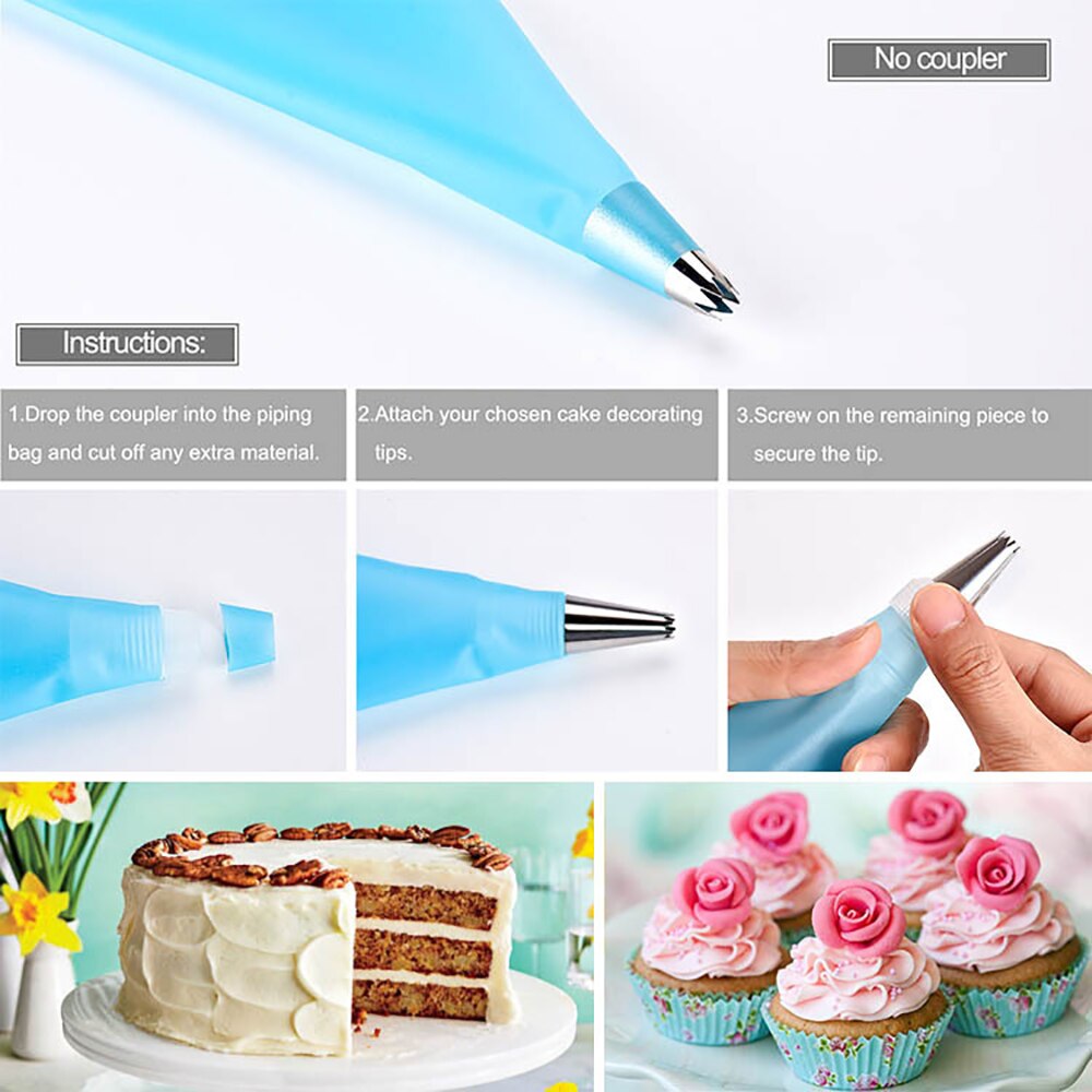 Bakgereedschap 35 -delige taartdecoratieset decoratiegereedschap monddecoratie taart draaiplateau