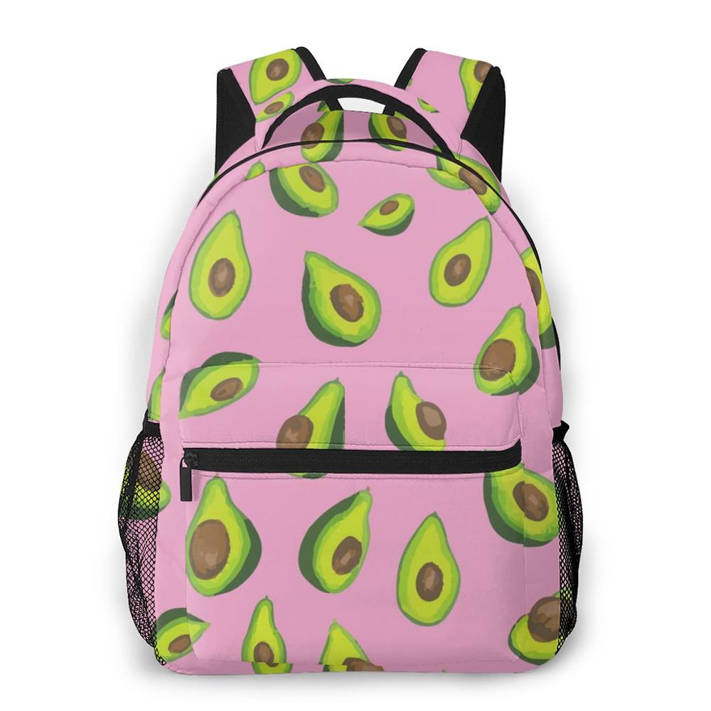 Backpack Women Backpack Shoulder Bag Avocado Pattern School Bag For Teenage Girl Children Backpacks Travel Bag: colour5