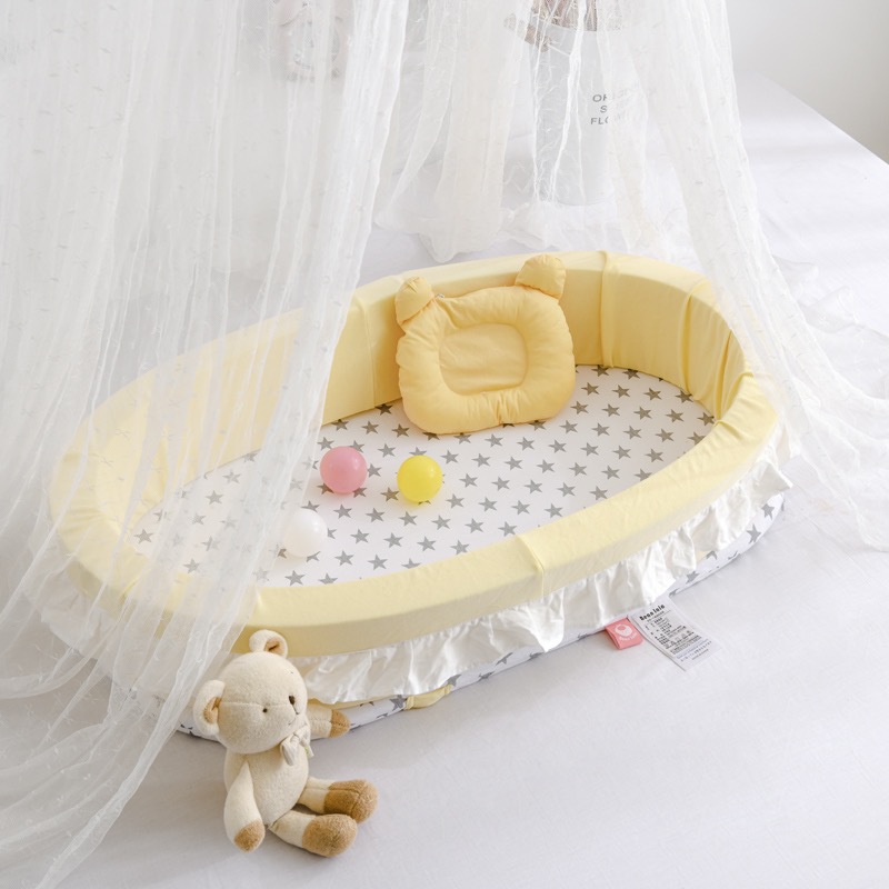 Multifunktion babynest seng til dreng transportabel spædbarn bomuld rejse seng vugge vugge nyfødt flytbar baby seng til pige: 7