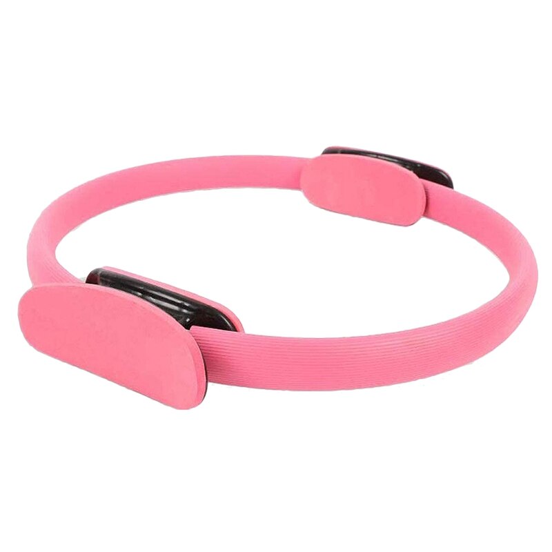 Pilates Ring - Fitness Circle for Toning Abs, Legs & Thighs - Home Gym & Yoga Training: Pink