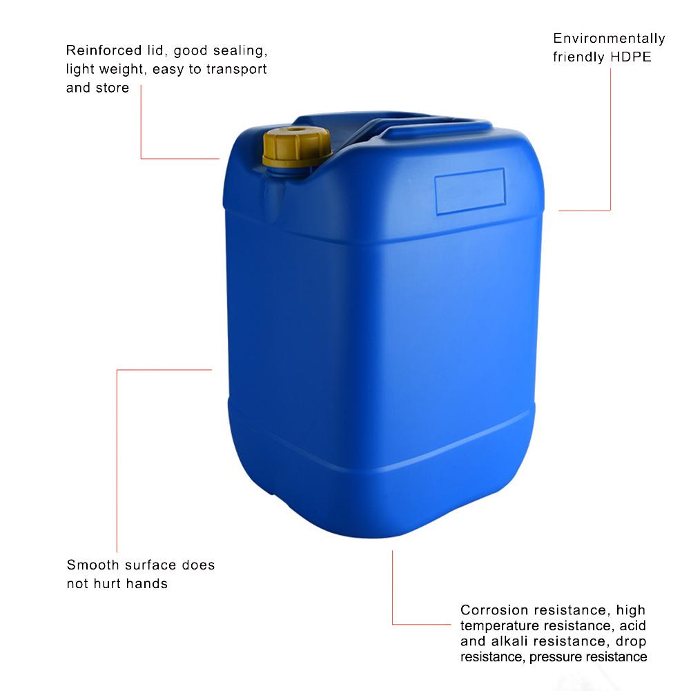 25L Fuel Tank Plastic Gasoline Container Gasoline Oil Barrel Car Jerry Can Petrol Cans Gas Cans With Scale Oil Pipe
