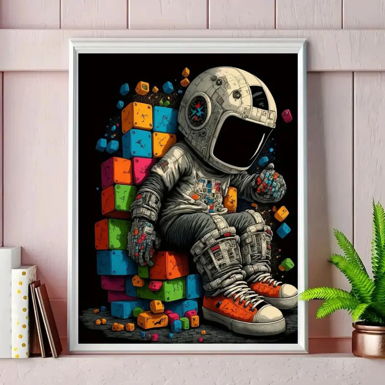 1pc Verf op nummer Kit voor volwassenen Beginner op canvas, schildersets voor volwassenen, doe-het-zelf-hobby's voor vrouwen, frameloos
