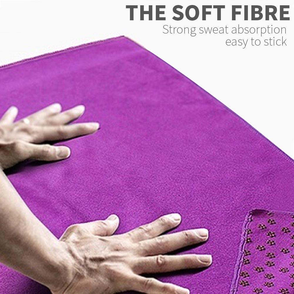 Yogamatta Handduk 183x61x1cm - NBR Slitstark för Hem & Utomhus Aerobics