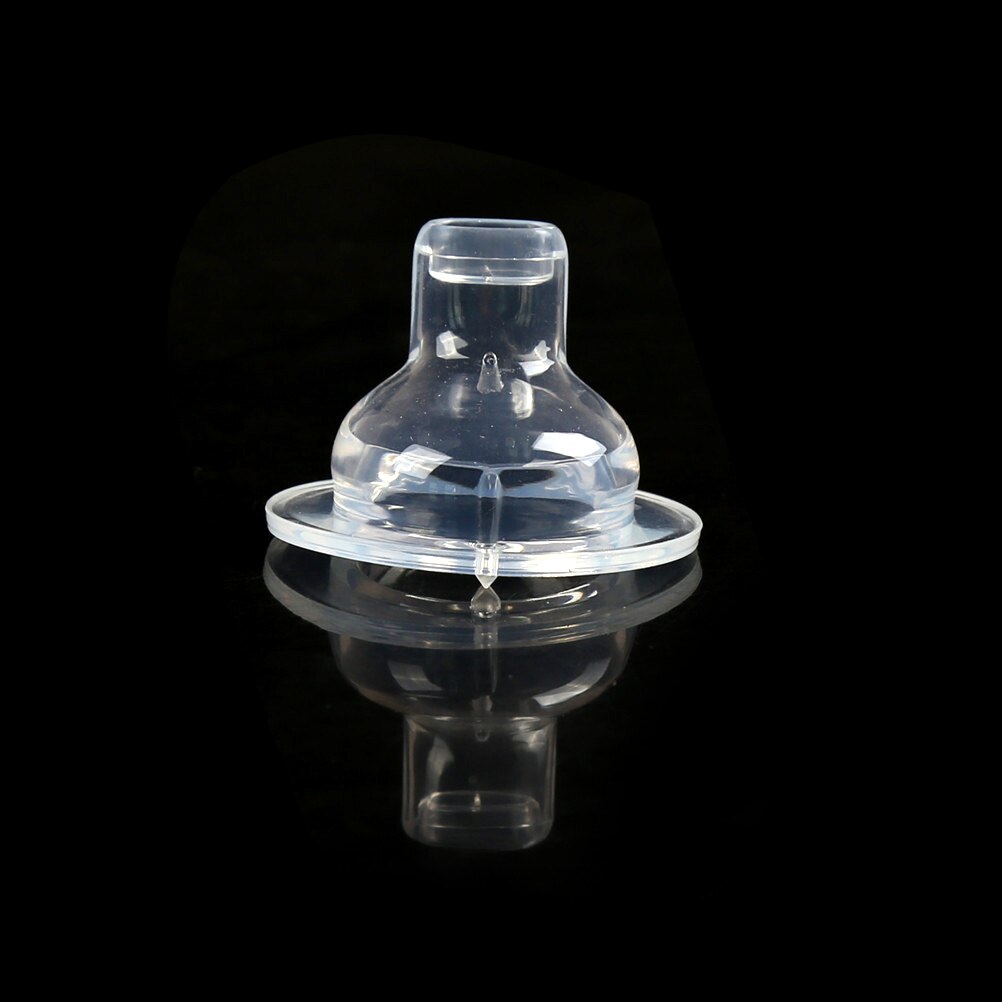2 stk babyfodringsværktøj silikone andenæssut bred kaliber brystvorte sikkerhedssikkert materiale