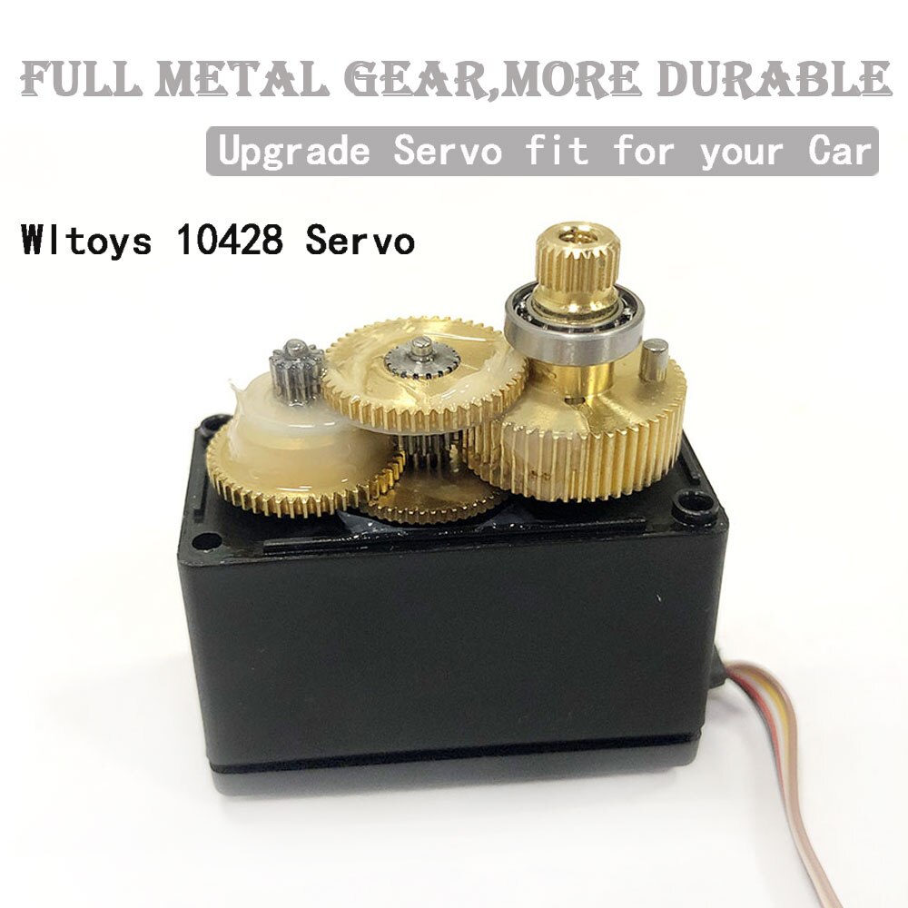 Wltoys 9.4Kg Metal Gear Servo Voor Wltoys 1/10 10428 10428-A 10428-B 10428-B2 10428-C2 Rc Auto