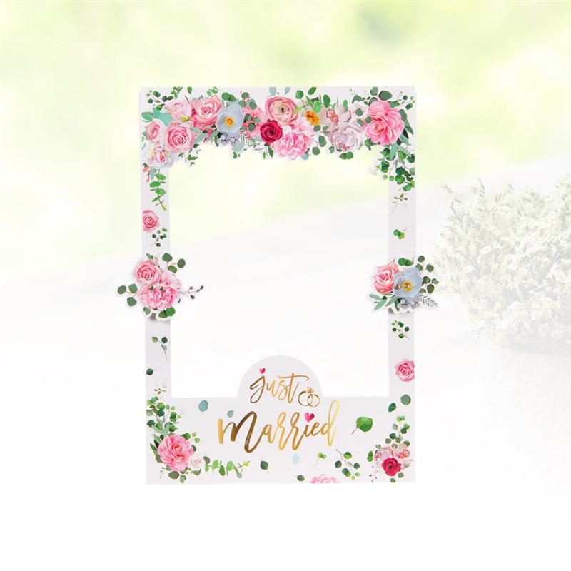 Fotolijst Schieten Bloemen Printing Booth Props Fotolijst Selfie Frame Fotografie Accessoires Feestartikelen Voor Ornamenten